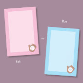 Post-It Notes Enfant Bleu Baseball et Gant