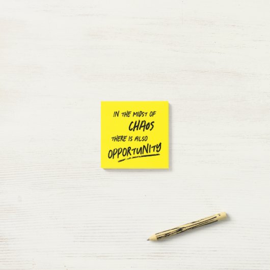 Post-it® Notes explicatives positives motivationnelles (Sur un bureau)