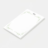 Post-it® Notes explicatives sur la vigne verte simple (Incliné)