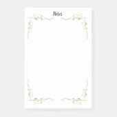 Post-it® Notes explicatives sur la vigne verte simple (Devant)