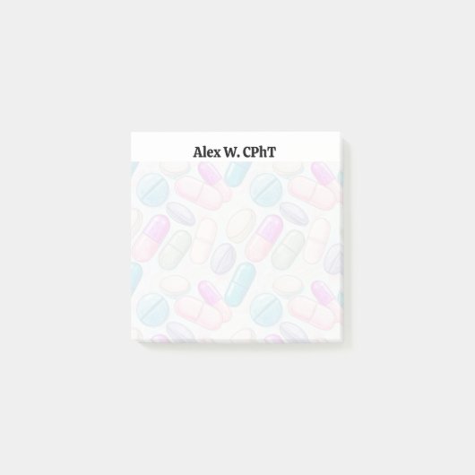 Post-it® Notes explicatives sur les technologies de pharmac (Devant)