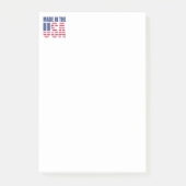 Post-it® Notes fabriquées aux États-Unis (Devant)