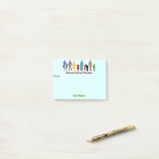 Post-it® Notes faites sur commande de Courrier-it® (Sur un bureau)