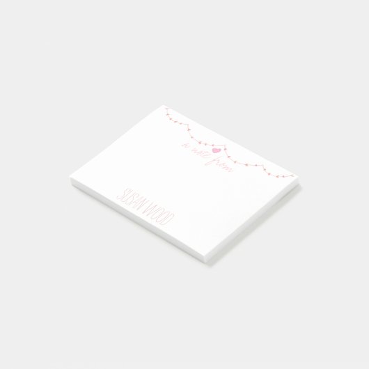 Post-it® Notes faites sur commande de Courrier-it® de (Incliné)