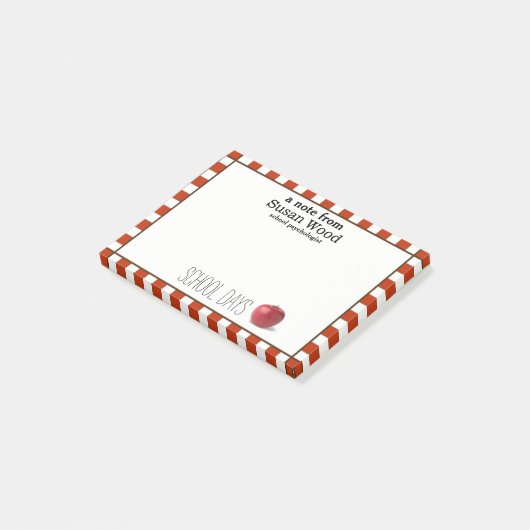 Post-it® Notes faites sur commande de Courrier-it® de (Incliné)