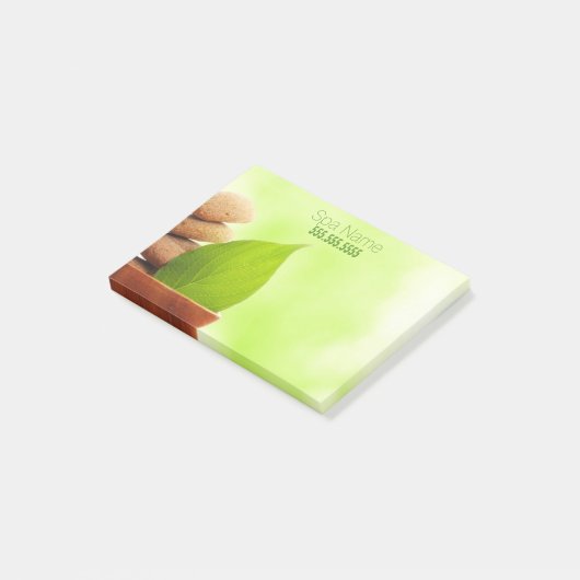 Post-it® Notes faites sur commande de Courrier-it® de spa (Incliné)