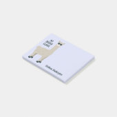 Post-it® Notes faites sur commande de nom et de couleur de (Incliné)