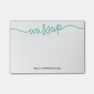 Post-it® Notes faites sur commande en lettres de