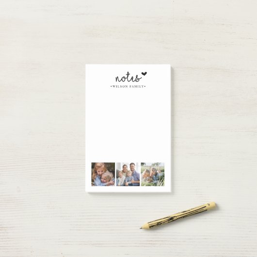 Post-it® Notes Famille Collage de photos (Sur un bureau)