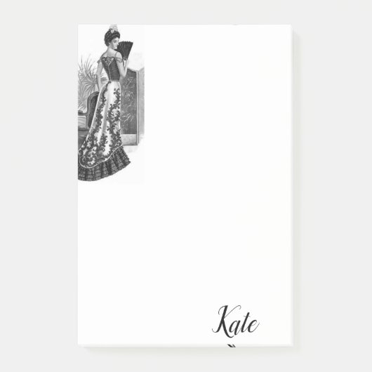 Post-it Notes Femme Vintage (Devant)