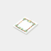 Post-it® Notes Fêtes Étoile d'Or Couronne de Noël (Incliné)