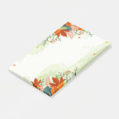 Post-it® Notes Feuilles des couleurs d'automne (Incliné)