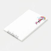 Post-it Notes Fille Africaine Arc-en-ciel Nuages J (Incliné)