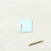 Post-It Notes Flamant Rose (Sur un bureau)