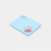 Post-It Notes Fleur Abeilles Mignonnes (Incliné)