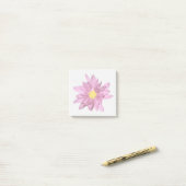 Post-it Notes Fleur de Gerbera Violet Clair (Sur un bureau)