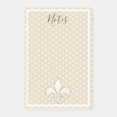 Post-it® Notes Fleur De Lis (Devant)