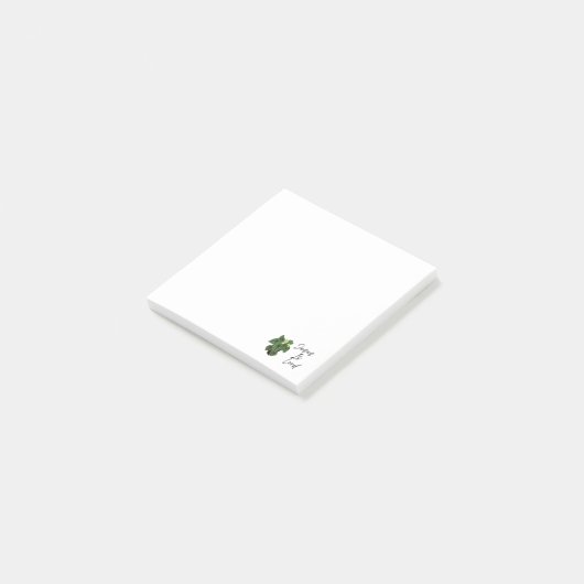 Post-it Notes Fleur de Peperomia Pastèque (Incliné)