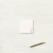 Post-It Notes Fleur de Sakura et Colibri (Sur un bureau)