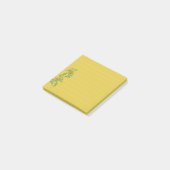 Post-it Notes Fleur Jaune (Incliné)