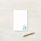 Post-it® Notes Fleur Polaire Daisy Floral (Sur un bureau)