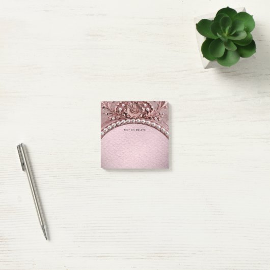 Post-it Notes Fleur Rose (Bureau)