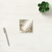 Post-it Notes Fleuris Or (Bureau)