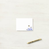 Post-it® Notes Fleurs de Printemps Abeille en Vol (Sur un bureau)