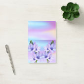 Post-it Notes Fleurs Violettes Floral (Bureau)