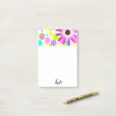Post-it Notes Floral (Sur un bureau)