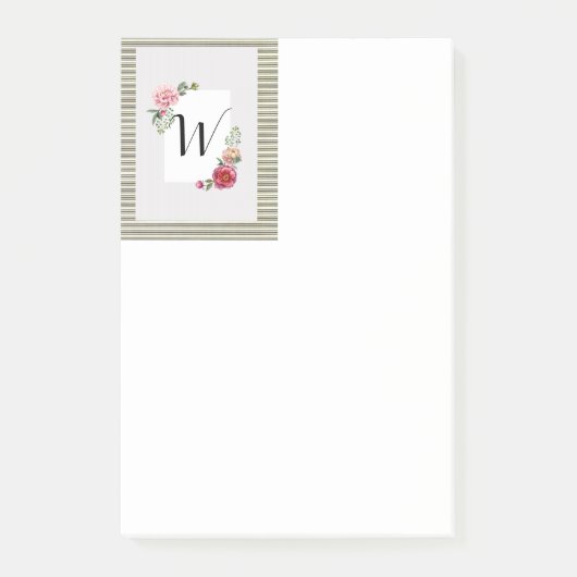 Post-it Notes Floral (Devant)
