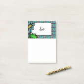 Post-it Notes Floral (Sur un bureau)