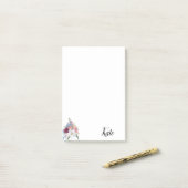 Post-it Notes Floral (Sur un bureau)