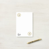 Post-it Notes Floral (Sur un bureau)