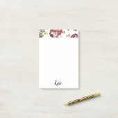 Post-it Notes Floral (Sur un bureau)