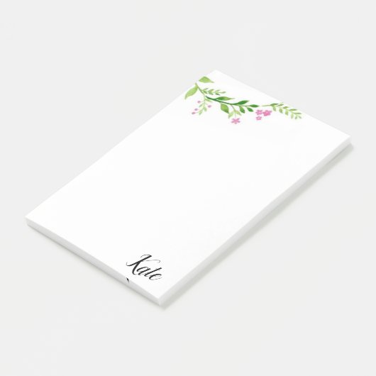 Post-it Notes Floral (Incliné)