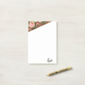 Post-it Notes Floral (Sur un bureau)