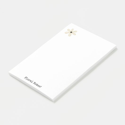 Post-it® Notes Floral Beige  (Incliné)