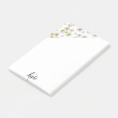 Post-it Notes Floral Blanc Daisy (Incliné)