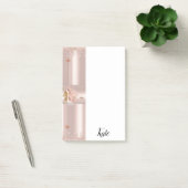 Post-it Notes Floral Rose Silver Drip (Bureau)