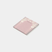 Post-it Notes Floral Rouge Or Moderne (Incliné)