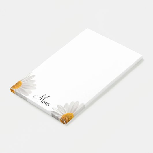 Post-it Notes Floral White Daisy (Incliné)