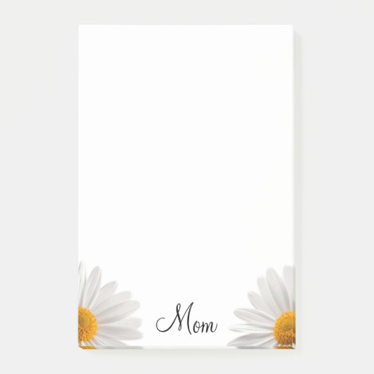 Post-it Notes Floral White Daisy (Voorkant)