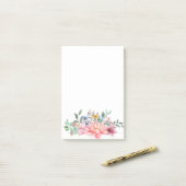 Post-it® Notes Florales (Sur un bureau)