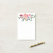 Post-it® Notes Florales (Sur un bureau)