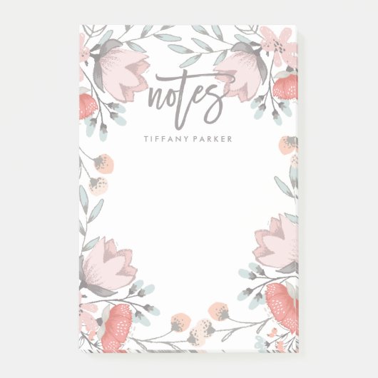 Post-it® Notes florales botaniques (Devant)