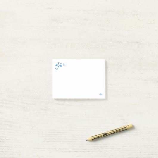 Post-it® Notes florales composées (Sur un bureau)