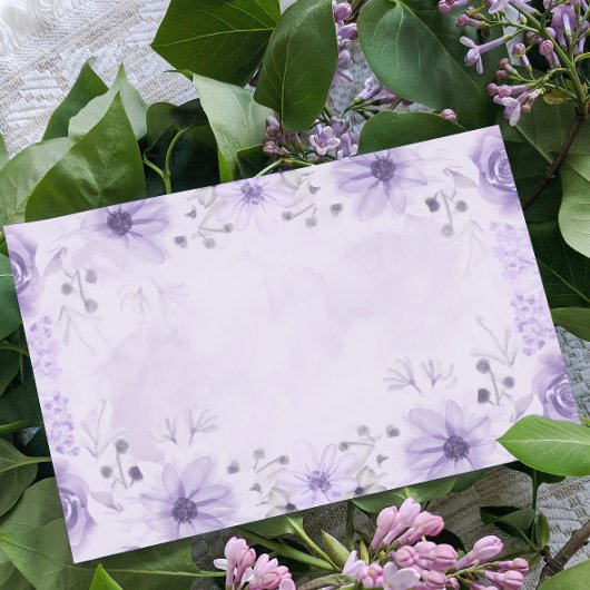 Post-it® Notes florales pourpres