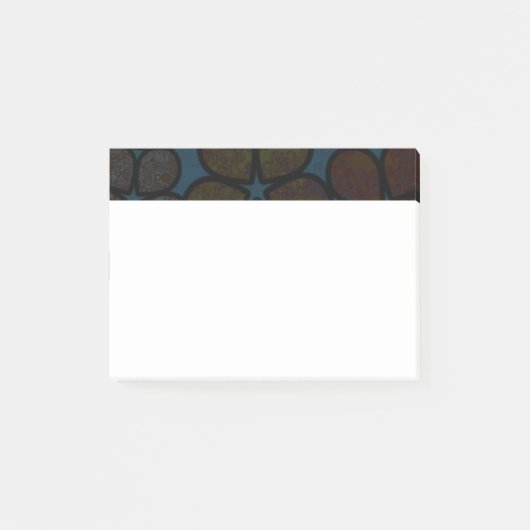 Post-It Notes Florales Texturées Modernes Multicol (Devant)