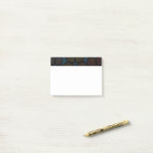 Post-It Notes Florales Texturées Modernes Multicol (Sur un bureau)